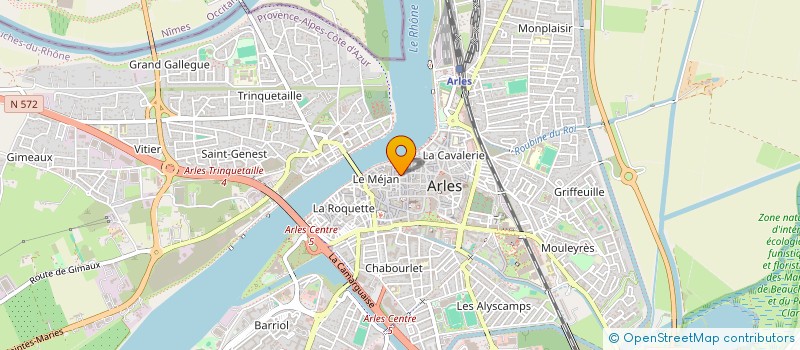 localisation de l'entreprise MONSIEUR MATHIEU GILLES  ARLES