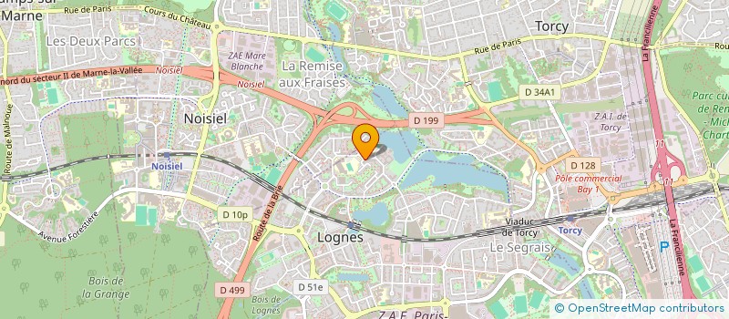 localisation de l'entreprise MONSIEUR MATHIEU GILLES à LOGNES