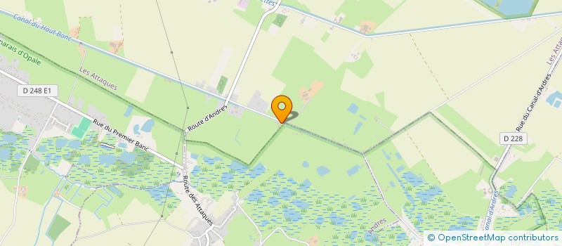 localisation de l'entreprise MONSIEUR MATHIEU GILLET  LES ATTAQUES