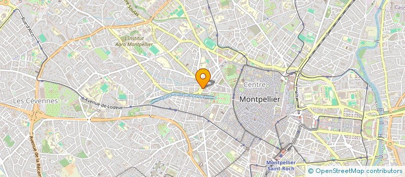 localisation de l'entreprise MONSIEUR MATHIEU GIORDANI  MONTPELLIER