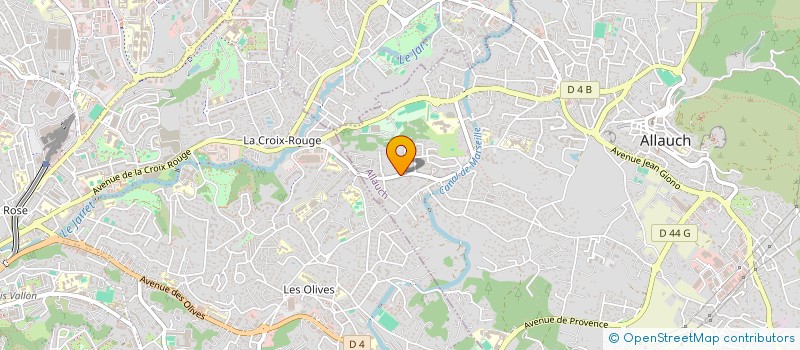 localisation de l'entreprise MONSIEUR MATHIEU GIPPA  ALLAUCH