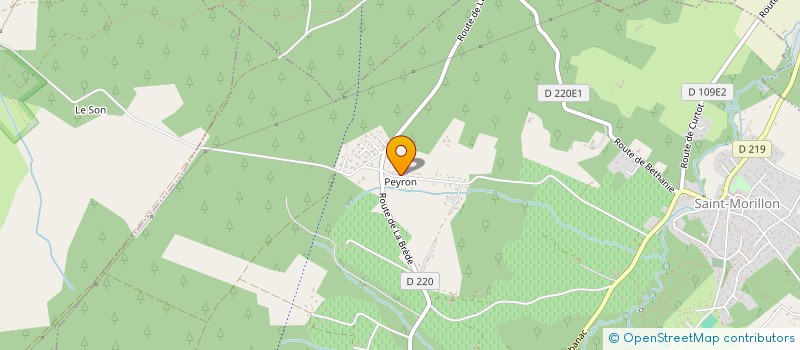 localisation de l'entreprise MONSIEUR MATHIEU GIRARD  SAINT-MORILLON