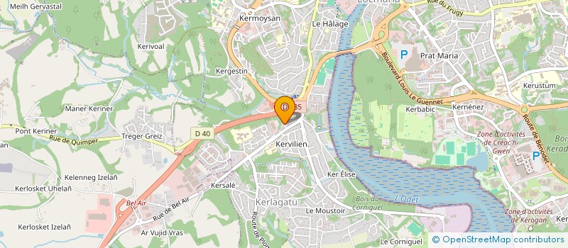 localisation de l'entreprise MONSIEUR MATHIEU GIRARD à QUIMPER