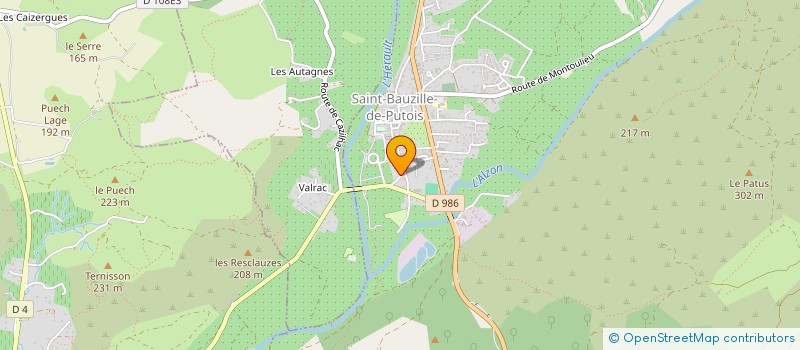 localisation de l'entreprise MONSIEUR MATHIEU GIRAUD  SAINT-BAUZILLE-DE-PUTOIS