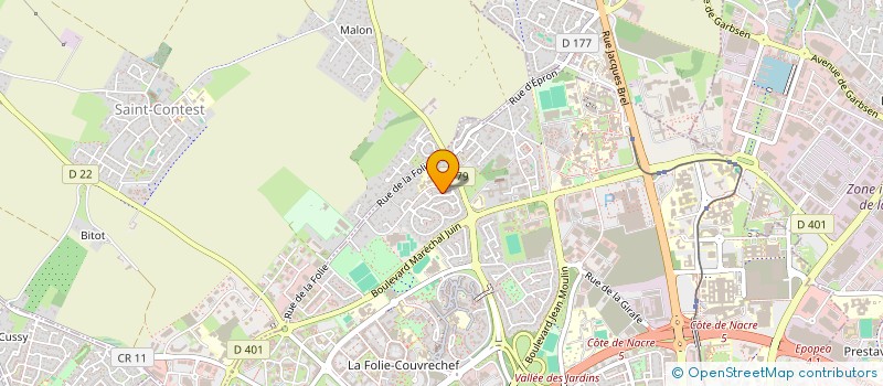 localisation de l'entreprise MONSIEUR MATHIEU GIRAULT à CAEN