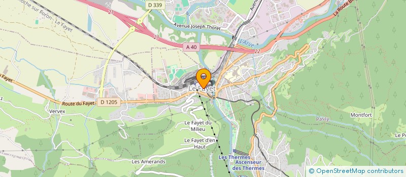 localisation de l'entreprise MONSIEUR MATHIEU GLASER  SAINT-GERVAIS-LES-BAINS