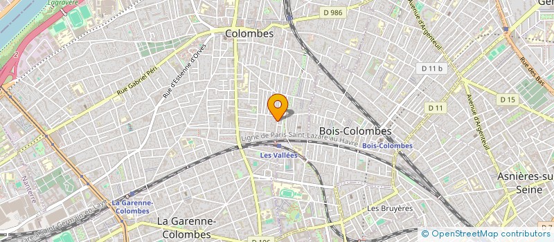 localisation de l'entreprise MONSIEUR MATHIEU GNOUX à COLOMBES