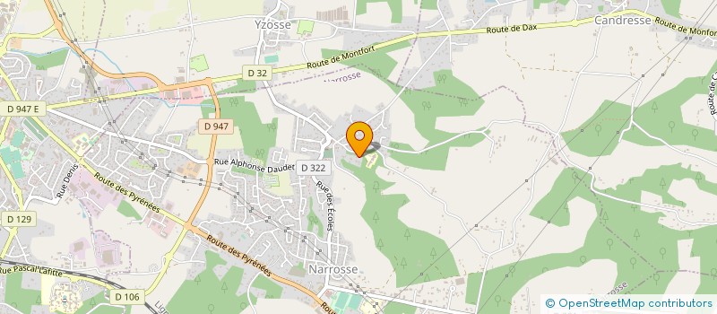 localisation de l'entreprise MONSIEUR MATHIEU GODARD  CLERMONT