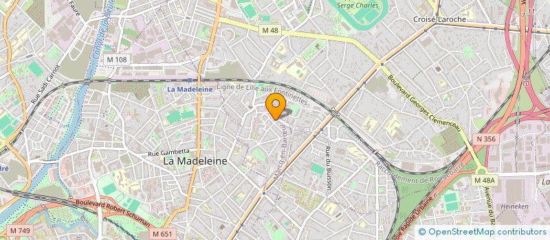 localisation de l'entreprise MONSIEUR MATHIEU GODBERT à MARCQ-EN-BARŒUL