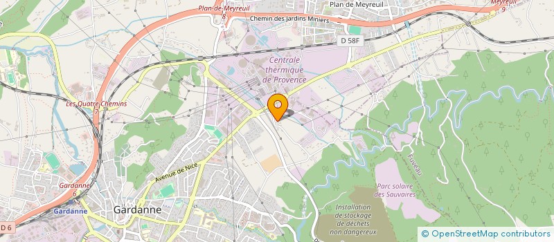 localisation de l'entreprise MONSIEUR MATHIEU GODINO à GARDANNE