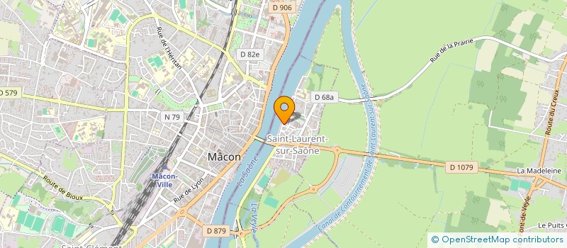 localisation de l'entreprise MONSIEUR MATHIEU GOLIN à SAINT-LAURENT-SUR-SAONE