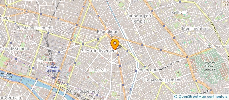 localisation de l'entreprise MONSIEUR MATHIEU GONTIER  PARIS