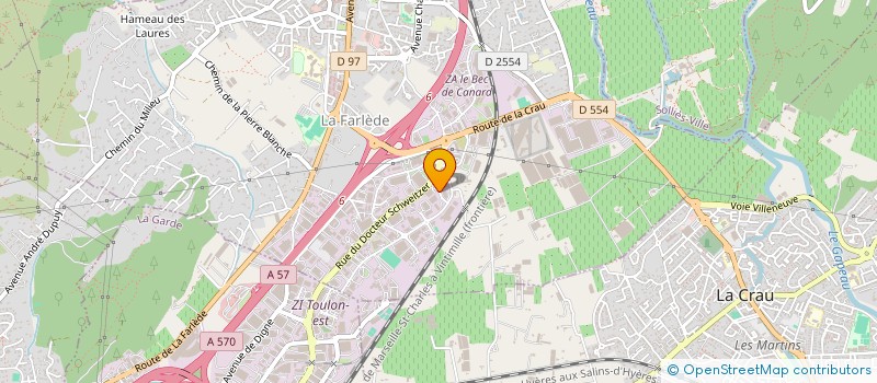 localisation de l'entreprise MONSIEUR MATHIEU GORGIBUS à LA FARLEDE