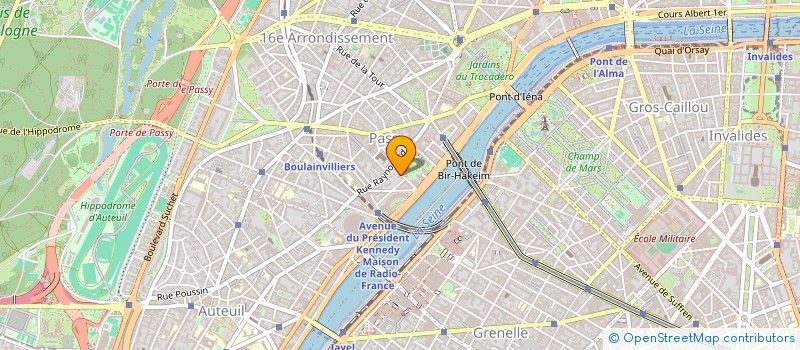 localisation de l'entreprise MONSIEUR MATHIEU GOUDCHAUX  PARIS