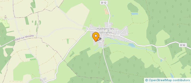 localisation de l'entreprise MONSIEUR MATHIEU GOURGEANDE  HADIGNY-LES-VERRIERES