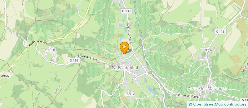 localisation de l'entreprise MONSIEUR MATHIEU GOURGUES  SAMPIGNY-LES-MARANGES