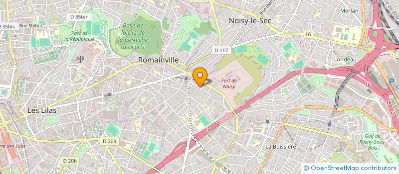 localisation de l'entreprise MONSIEUR MATHIEU GOURIOU à ROMAINVILLE