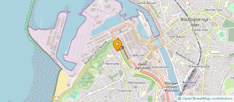 localisation de l'entreprise MONSIEUR MATHIEU GOURNAY à BOULOGNE-SUR-MER