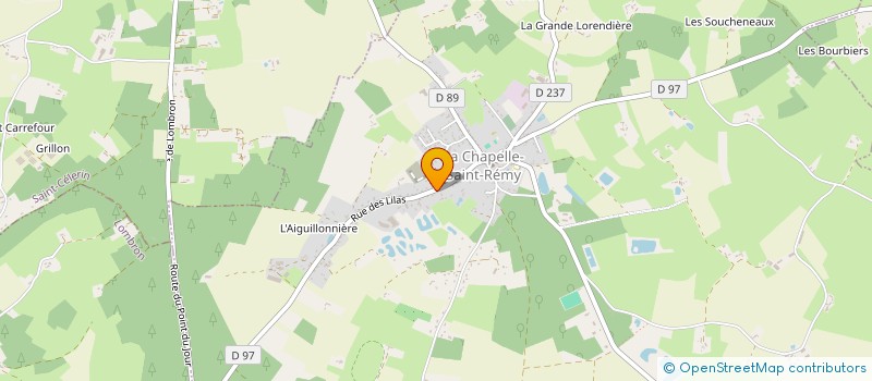 localisation de l'entreprise MONSIEUR MATHIEU GOUTARD  LA CHAPELLE-SAINT-REMY