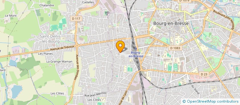localisation de l'entreprise MONSIEUR MATHIEU GOYON à BOURG-EN-BRESSE
