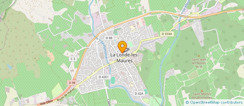 localisation de l'entreprise MONSIEUR MATHIEU GOZLAN à LA LONDE-LES-MAURES