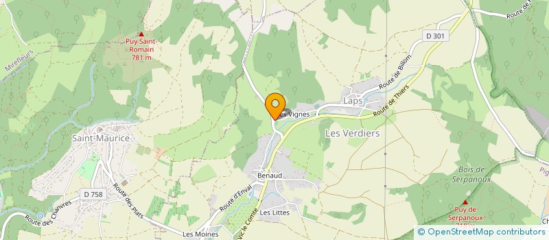 localisation de l'entreprise MONSIEUR MATHIEU GRAND  LAPS