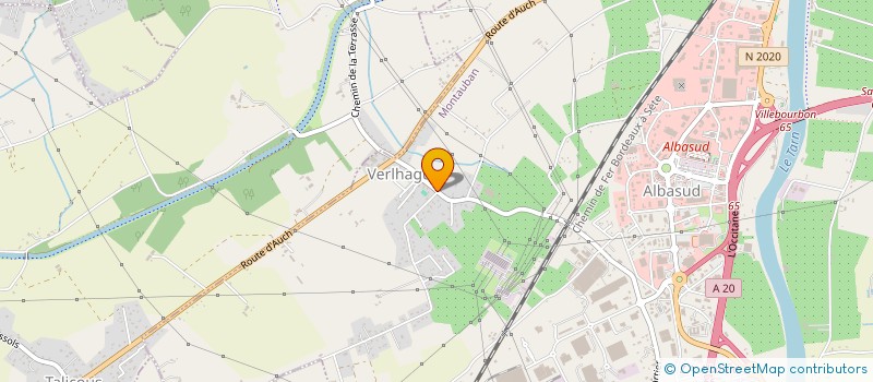 localisation de l'entreprise MONSIEUR MATHIEU GRANDJEAN  GRENADE