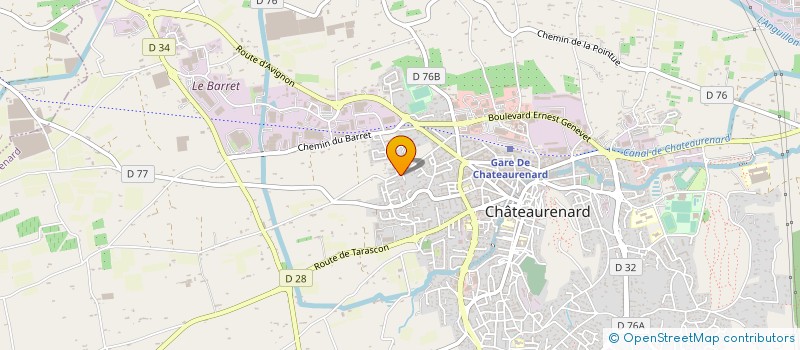 localisation de l'entreprise MONSIEUR MATHIEU GRANDPERRIN à CHATEAURENARD
