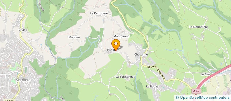 localisation de l'entreprise MONSIEUR MATHIEU GRANGER à SAINT-CHAMOND