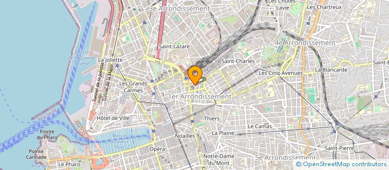 localisation de l'entreprise MONSIEUR MATHIEU GRAPELOUP à MARSEILLE