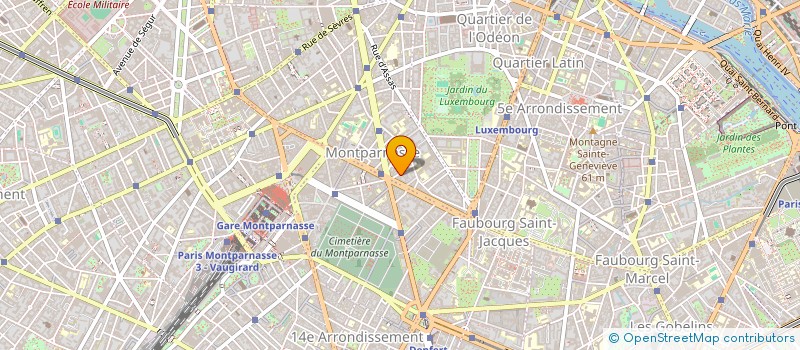 localisation de l'entreprise MONSIEUR MATHIEU GRASSE  PARIS