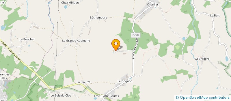 localisation de l'entreprise MONSIEUR MATHIEU GRATEDOUX à SAINT-MARTIN-DE-JUSSAC