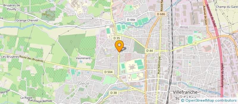 localisation de l'entreprise MONSIEUR MATHIEU GRAVIER  GLEIZE