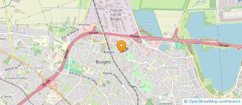 localisation de l'entreprise MONSIEUR MATHIEU GRAVIERE à BRUGES