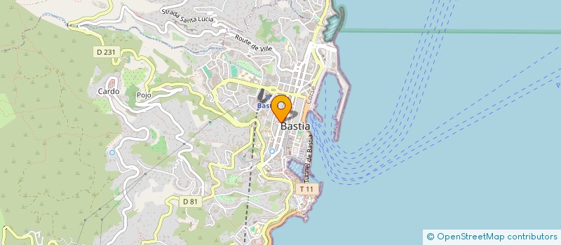 localisation de l'entreprise MONSIEUR MATHIEU GRAZIANI à BASTIA