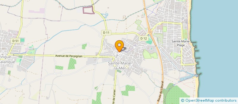 localisation de l'entreprise MONSIEUR MATHIEU GRECO  SAINTE-MARIE-LA-MER