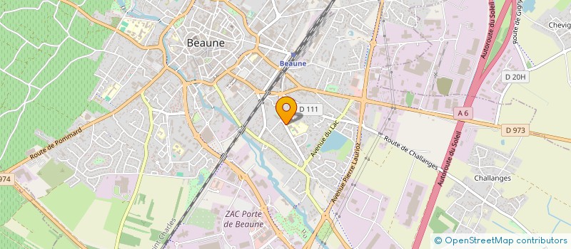 localisation de l'entreprise MONSIEUR MATHIEU GREMEAUX BADER à BEAUNE
