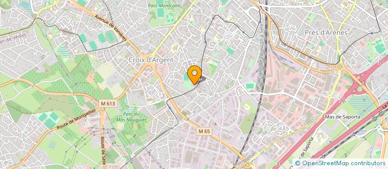 localisation de l'entreprise MONSIEUR MATHIEU GRENIER à MONTPELLIER