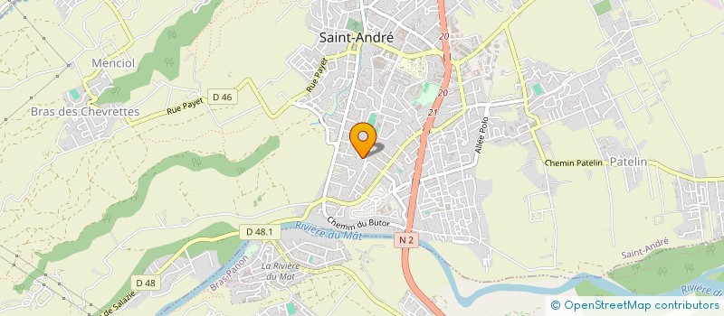 localisation de l'entreprise MONSIEUR MATHIEU GRIMAUD à SAINT-ANDRE
