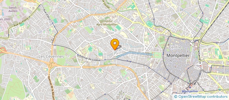 localisation de l'entreprise MONSIEUR MATHIEU GRISONI à MONTPELLIER