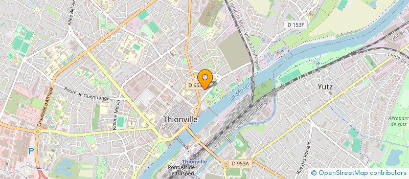 localisation de l'entreprise MONSIEUR MATHIEU GROFFE  THIONVILLE