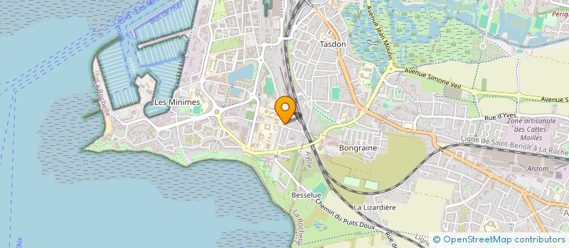 localisation de l'entreprise MONSIEUR MATHIEU GROIZELEAU  LA ROCHELLE