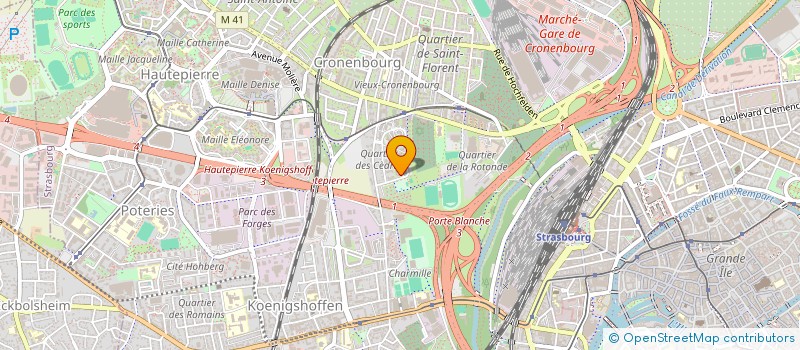 localisation de l'entreprise MONSIEUR MATHIEU GROLL à STRASBOURG