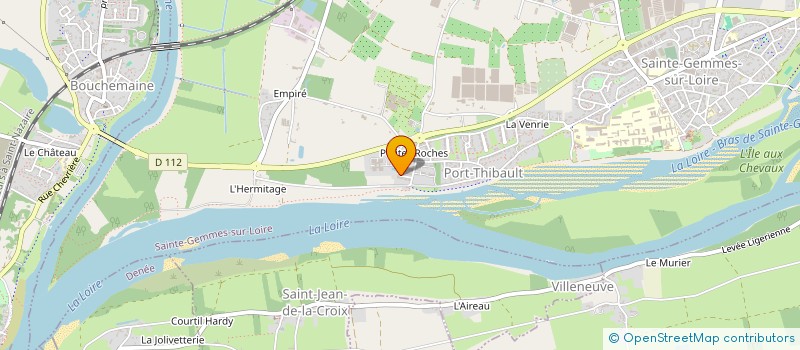 localisation de l'entreprise MONSIEUR MATHIEU GROSSIN  SAINTE-GEMMES-SUR-LOIRE