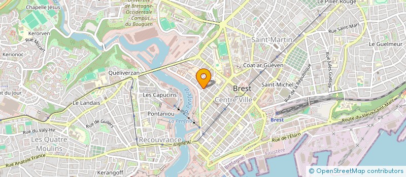 localisation de l'entreprise MONSIEUR MATHIEU GUENECHAUD à BREST