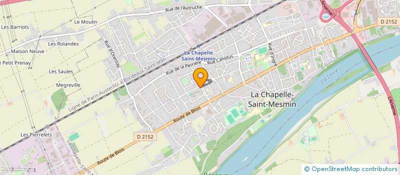 localisation de l'entreprise MONSIEUR MATHIEU GUERIN à LA CHAPELLE-SAINT-MESMIN