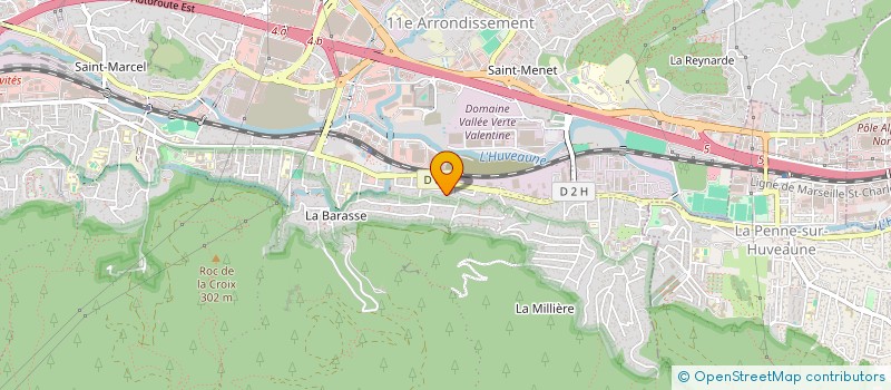 localisation de l'entreprise MONSIEUR MATHIEU GUERREIRO à MARSEILLE 11EME