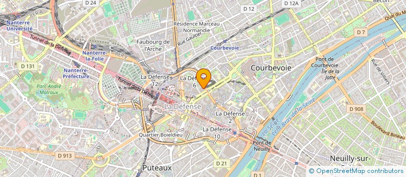 localisation de l'entreprise MONSIEUR MATHIEU GUESDON à COURBEVOIE