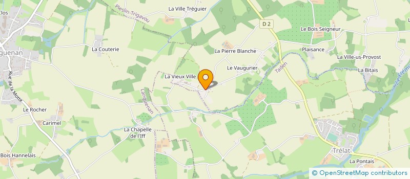 localisation de l'entreprise MONSIEUR MATHIEU GUIARD à PLESLIN-TRIGAVOU