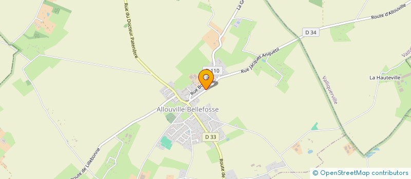 localisation de l'entreprise MONSIEUR MATHIEU GUIBOINE  ALLOUVILLE-BELLEFOSSE